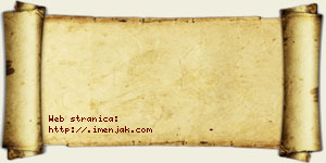 Andrija Večanski vizit kartica